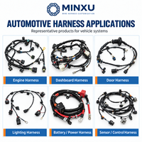 Harnais de câblage personnalisé pour projets automobiles OEM, certifié UL IATF16949, conforme RoHS REACH, cuivre étamé, isolation PVC, solution complète