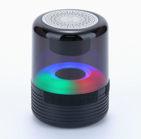 Cadeau d'entreprise promotionnel, portable, alimenté par énergie solaire DC pour haut-parleur V2.1, autonomie de la batterie de 15 à 20 heures, support de téléphone LED RGB, radio FM