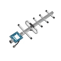 Antenne Yagi GSM 2G 900 MHz avec 9 dBi externe 824-960 MHz N-Femelle pour amplificateur Booster AmpliTV 433 MHz HDTV Équipement de communication