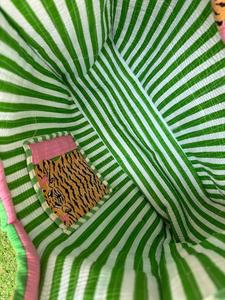 Sac fourre-tout matelassé en coton imprimé au bloc, fonctionnel pour le bureau, le marché, les sorties décontractées et les voyages, sac à bandoulière - Product Image 6