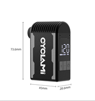 Mini pompe à vélo CYCLAMI 120 PSI, pompe à air portable de poche, compresseur électrique rechargeable, gonfleur de pneus pour vélo