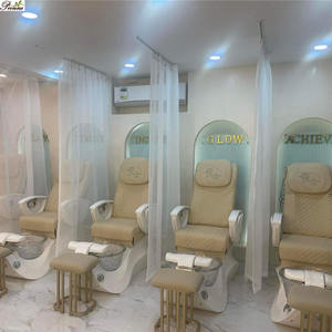 Fournitures pour ongles, mobilier de salon pas cher, fauteuil de pédicure spa royal <span class=keywords><strong>blanc</strong></span> sans tuyaux avec baignoire - Product Image 3