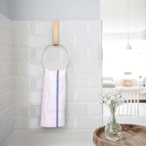 Fabricant de porte-serviettes en cuir, porte-serviettes de style moderne minimaliste, porte-serviettes en cuir créatifs et raffinés - Product Image 1