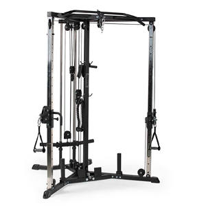 S&amp;H Wholesale Commercial Dual Pulley System Plate <strong>Load</strong> Lat Pull Down Low Row Plate <strong>Loaded</strong> Smith <strong>Functional</strong> Machines Power Rack - Product Image 2