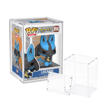 Vitrine de présentation pour figurines de collection, protection acrylique Gelato pour collectionneurs, protection UV, coque rigide transparente, 6 pouces