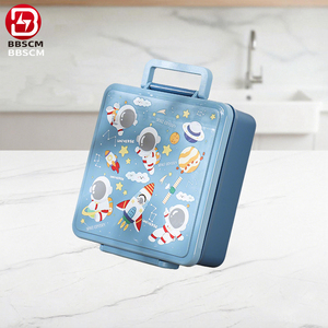 Boîte <span class=keywords><strong>à</strong></span> lunch isotherme avec compartiments, double bouteille d'eau, en plastique, compatible micro-ondes, pour collations, sandwichs <span class=keywords><strong>et</strong></span> repas - Product Image 6