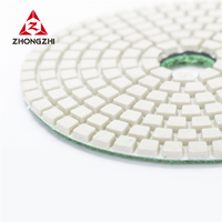 Pads de polissage diamantés de 4 pouces (100 mm) pour usage humide, grain 50-10000, kit de polissage et de meulage pour marbre et granit