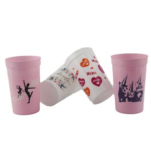 Bouteille d'eau réutilisable en plastique PP écologique de 16 oz, personnalisable, pour boire directement, idéale pour les stades, les fêtes et les promotions - Product Image 5