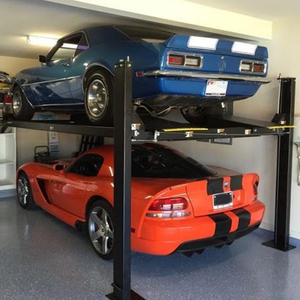 <span class=keywords><strong>Garage</strong></span> JINGLI approuvé CE, en vente, élévateur de stationnement pour voiture <span class=keywords><strong>à</strong></span> 4 poteaux hydraulique <span class=keywords><strong>à</strong></span> double cylindre de 4 tonnes avec une hauteur de levage de 1800 mm - Product Image 3