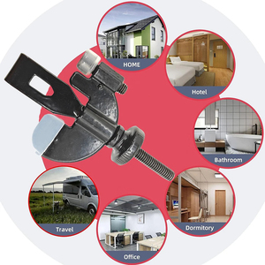 Serrure de porte portable - Verrou de confidentialité pour hôtel et voyage, bloque-porte antivol pour toute porte, pour la sécurité à domicile - Product Image 6