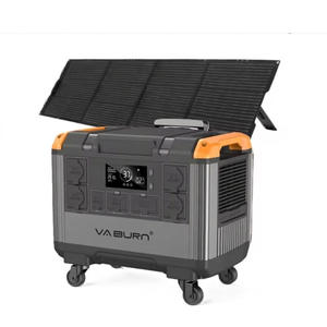 Solar with Solar Watts 2688Wh 5376Wh Multi-Port Portable Power Station for Home <b>Backup</b> Camping - Product Image 1