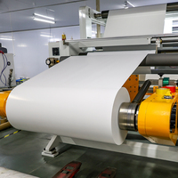 Étiquettes jet d'encre en rouleau jumbo industriel, papier autocollant en plaque de cuivre thermofusible, adhésif permanent imperméable pour