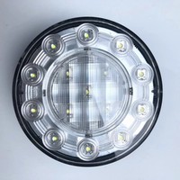 Nouveaux feux arrière LED ronds étanches pour remorque, bus, clignotants de recul, feux arrière WJC-H-2015-2