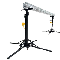 Soporte de Exhibición Modular de Hierro con Patas Ajustables para Iluminación de Escenario y Soporte de Sonido, Longitud de 4.5m/6.0m, Capacidad de Carga de 150/250KG