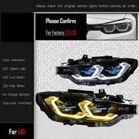 Phare avant DLW Golden Eye Spoon avec lentille laser pour BMW Série 3 F30 F35, phare avant modifié M4 G22