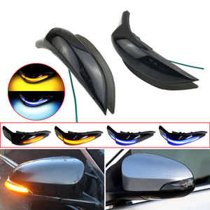 Luz Intermitente Secuencial Azul y Amarilla, Marcador Lateral, Indicador de Espejo, Luz de Señal de Giro para <span class=keywords><strong>Toyota</strong></span> CAMRY COROLLA <span class=keywords><strong>YARIS</strong></span> VENZA 2012-2016 - Product Image 5