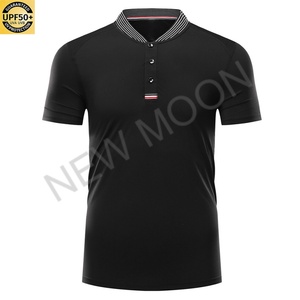 เสื้อสเวตเตอร์ถักเข้ารูปเนื้อบางของผู้ชายเสื้อคอตตอนแขนครึ่ง100% ดีไซเนอร์ - Product Image 3