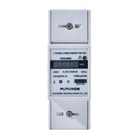 Compteur d'énergie monophasé 2 pôles RS485 sur rail DIN IEC avec affichage numérique et mécanique pour maison locative (OEM/ODM)