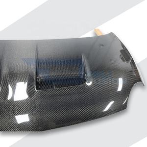 Capot ventilé en fibre de carbone Abarth pour Fiat 500 595 695 Abarth 2007-2024, style DLF - Product Image 4