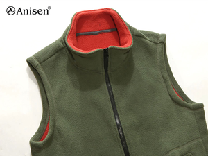 Chaleco de Caza para Hombre en Color Personalizado de Forro Polar Sherpa Popular <span class=keywords><strong>2021</strong></span> - Product Image 2