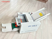 Machine à plier le papier automatique de bureau haute vitesse ZE-8B/4 ZE-8B/2, dispositif de pliage du papier