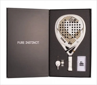 Boîte d'emballage de luxe en carton rigide écologique pour raquette de padel, boîte cadeau magnétique pour raquette de pickleball, réutilisable et recyclable