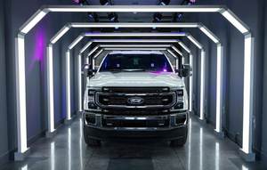 مصنع HanYin عكس الضوء الألومنيوم الإسكان ورشة سيارة أدى الإضاءة نفق غسيل السيارات - Product Image 3