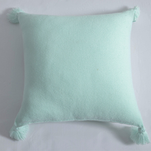 Macaron 100% coton taie d'oreiller confortable housse de coussin décoratif maison canapé housse de coussin avec pompon - Product Image 2
