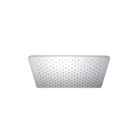 Douche de plafond moderne en acier inoxydable brossé de luxe, très vendue, avec pommeau de douche moderne de haute qualité en céramique effet pluie