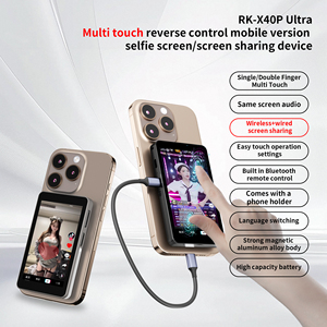 Không dây Magnetic Selfie <span class=keywords><strong>Monitor</strong></span> cho <span class=keywords><strong>Iphone</strong></span> HD hiển thị với điều chỉnh độ sáng & điện thoại di động hệ thống kết nối - Product Image 3