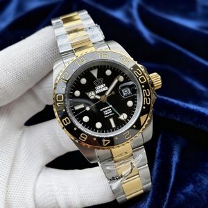 Montre mécanique automatique de luxe personnalisée avec <span class=keywords><strong>lunette</strong></span> en céramique de 40 mm, mouvement 3285, étanche à 100 m, remontage automatique, montre de plongée pour homme - Product Image 6