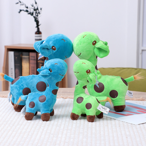 Quà lễ hội hươu cao cổ Đồ chơi nhồi bông hình thú hoạt hình nhiều màu sắc siêu mềm mại nhồi bông PP tùy chỉnh - Product Image 5