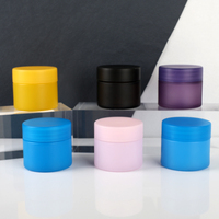 Prix d'usine 2oz 3oz 4oz bocaux en verre rose personnalisé à l'épreuve des enfants/joint blanc PE pour rendre vos fleurs plus fraîches