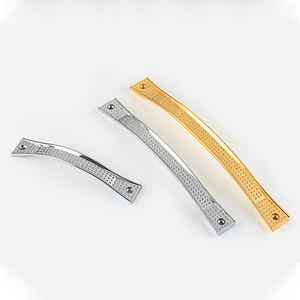 LEEDIS Qualité En AlliageZinc Chromé Tiroir Tire La Poignée D'or Matériel Meubles Chambre Armoire <span class=keywords><strong>Dressing</strong></span> Poignées Décoration - Product Image 1
