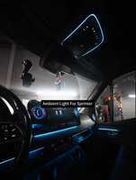 Kit d'éclairage d'ambiance LED pour grille d'aération intérieure de voiture Mercedes Benz Sprinter W907 2019-2025 – Accessoires de décoration pour aérateurs