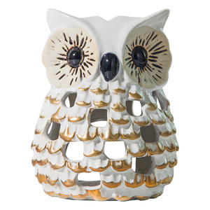 Chandelier en céramique hibou évider aromathérapie poêle hôtel maison <span class=keywords><strong>d</strong></span>'hôtes <span class=keywords><strong>d</strong></span>écorations créatives pot à bougie en céramique - Product Image 3