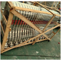 Barrière de circulation rétractable en acier inoxydable, livraison rapide, en stock, non remplissable d'eau, sans éclairage, pour la sécurité routière