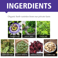 Emballage personnalisé Tisane naturel à base De plantes thé relaxant thé anti-Stress