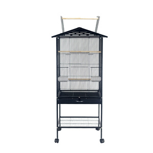 Venta al por mayor techo solar panorámico aviario Villa grupo grande jaula para loros jaula para palomas duradera jaula de metal para pájaros - Product Image 4