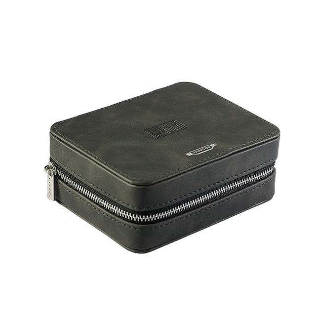 Tangzu Ultimate Upgrade Premium Leather Earphone Case HiFi Earbuds Dustproof Storage Carrying Bag for IEM Audio Accessories Box