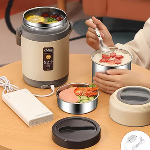 Lonchera Eléctrica USB con Calefacción, Calentador de Alimentos de Acero Inoxidable, Lonchera Bento, Contenedor de Alimentos Calientes, Cajas Térmicas para Oficina y Escuela - Product Image 1
