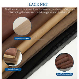 HD-300 Tissu en Maille Dentelle HD <span class=keywords><strong>pour</strong></span> Fabrication de Perruques Outil d'Extension de Cheveux Dentelle HD Transparente - Product Image 6