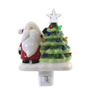 Santa Claus Christmas Tree Night <b>Light</b> Multicolor Led Wall <b>Plug</b> Decorative Lamp - Product Image 4