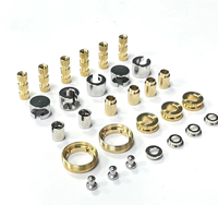 Filetages de montage pour appareil photo en laiton, tournage CNC, quincaillerie optique en cuivre sur mesure