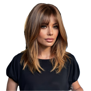 Smilco 2025 Tốt Nhất Người Bán Nâu Gradient Tóc Giả Xoăn Cho Phụ Nữ Da Đen Ren Trong Suốt Sm245 - Product Image 2