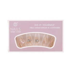 Plaques à ongles artisanales haut de gamme style Instagram, motif papillon ciel étoilé, perles, pour filles branchées - Meilleures ventes - Product Image 5