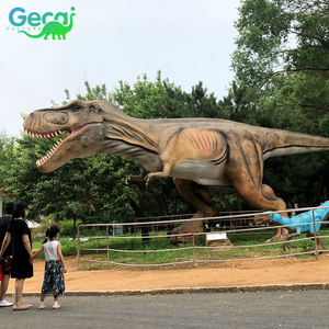 Gecai - Dinosaurio Animatrónico de Tamaño Real para Exteriores, Modelo Realista en 3D de Tiranosaurio Rex de Resina para Parques Temáticos, Gran Venta - Product Image 2