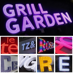 Insegne Elettroniche Stile Boutique, Lettere 3D in Acciaio e Acrilico Retroilluminate a LED, Alta Qualità, Risposta Rapida, Illuminazione Pubblicitaria - Product Image 4