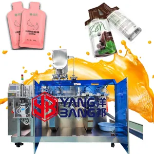 JB-210 Irregular Special Shaped Bag Liquid Sachet Filling Sealing Lotion Coffee Paste Maple Syrup Premade Pouch Packing Machine