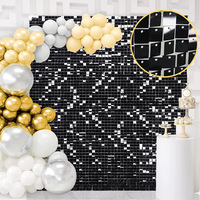 Panneaux dynamiques à paillettes épaissies et colorées pour décorations d'anniversaire, de scène, de mariage et murs de fond